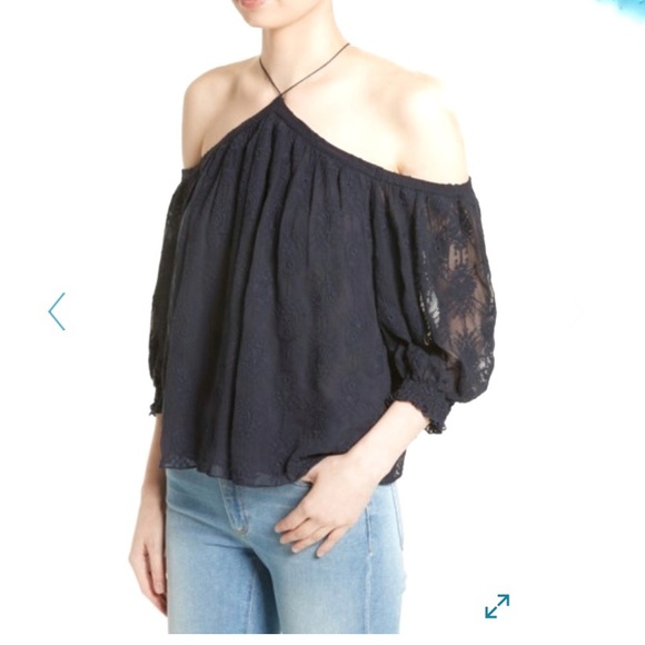 Rebecca Taylor cold shoulder blouse EUC - Picture 4 of 8